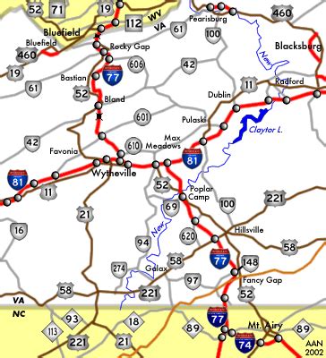 i 77 west virginia map.